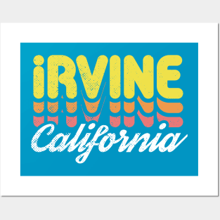 Retro Irvine California Posters and Art